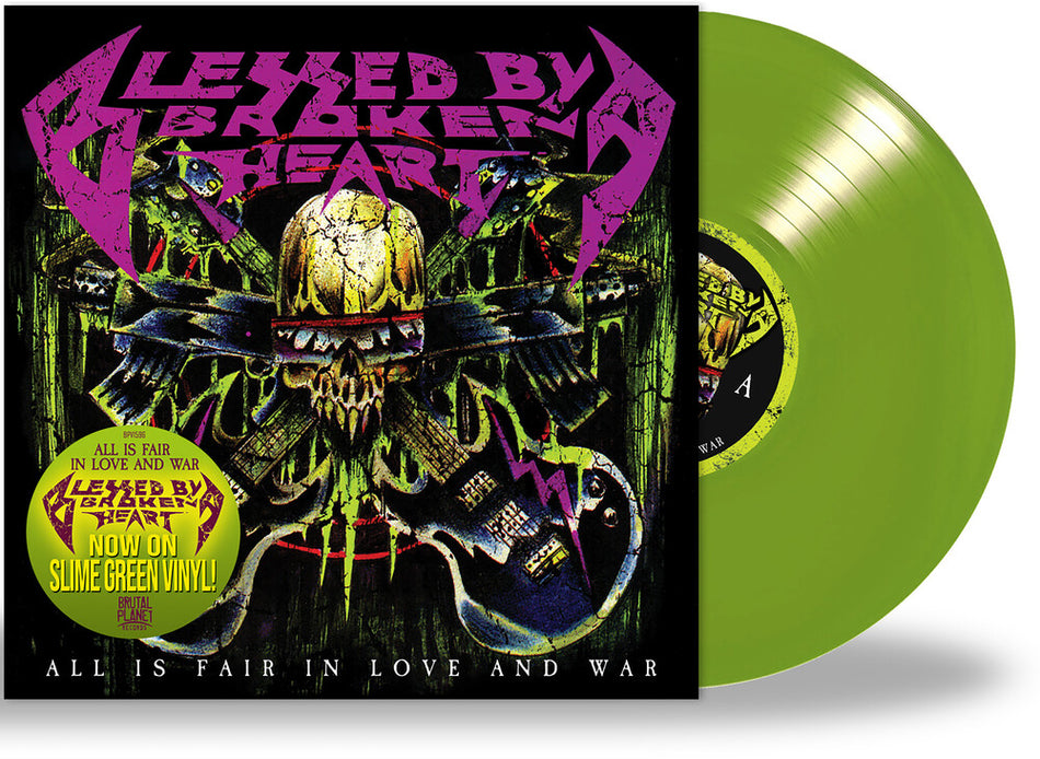 the album cover for Blessed By A Broken Heart - All Is Fair In Love & War [Colored Vinyl]