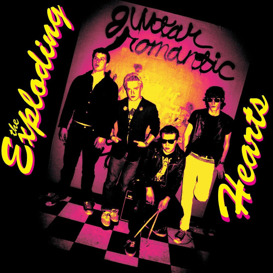 the album cover for The Exploding Hearts - Guitar Romantic: Expanded & Remastered [LP]