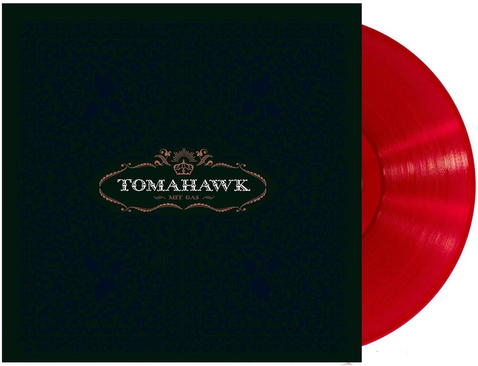 the album cover for Tomahawk - Mit Gas [Indie Exclusive Limited Edition Translucent Red LP]