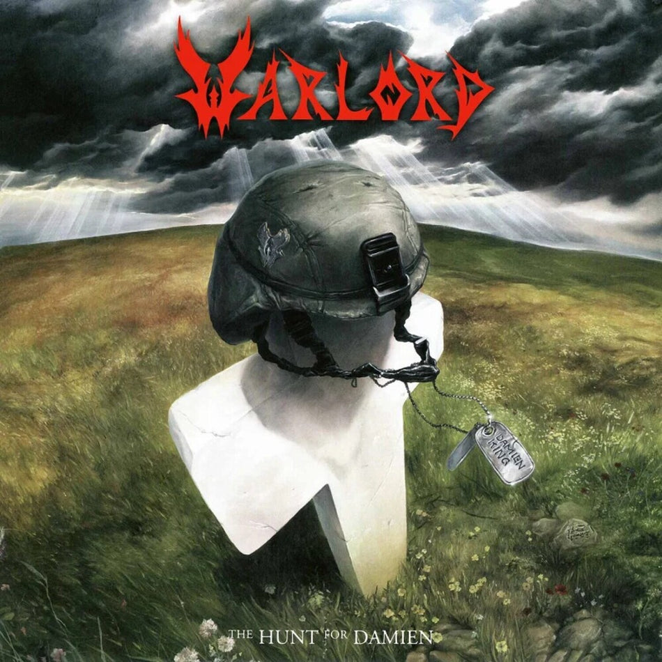 the album cover for Warlord - Hunt For Damien - Evergreen [Colored Vinyl] (Grn)