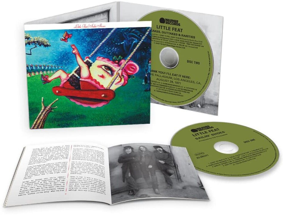 the album cover for Little Feat - Sailin Shoes [Deluxe]