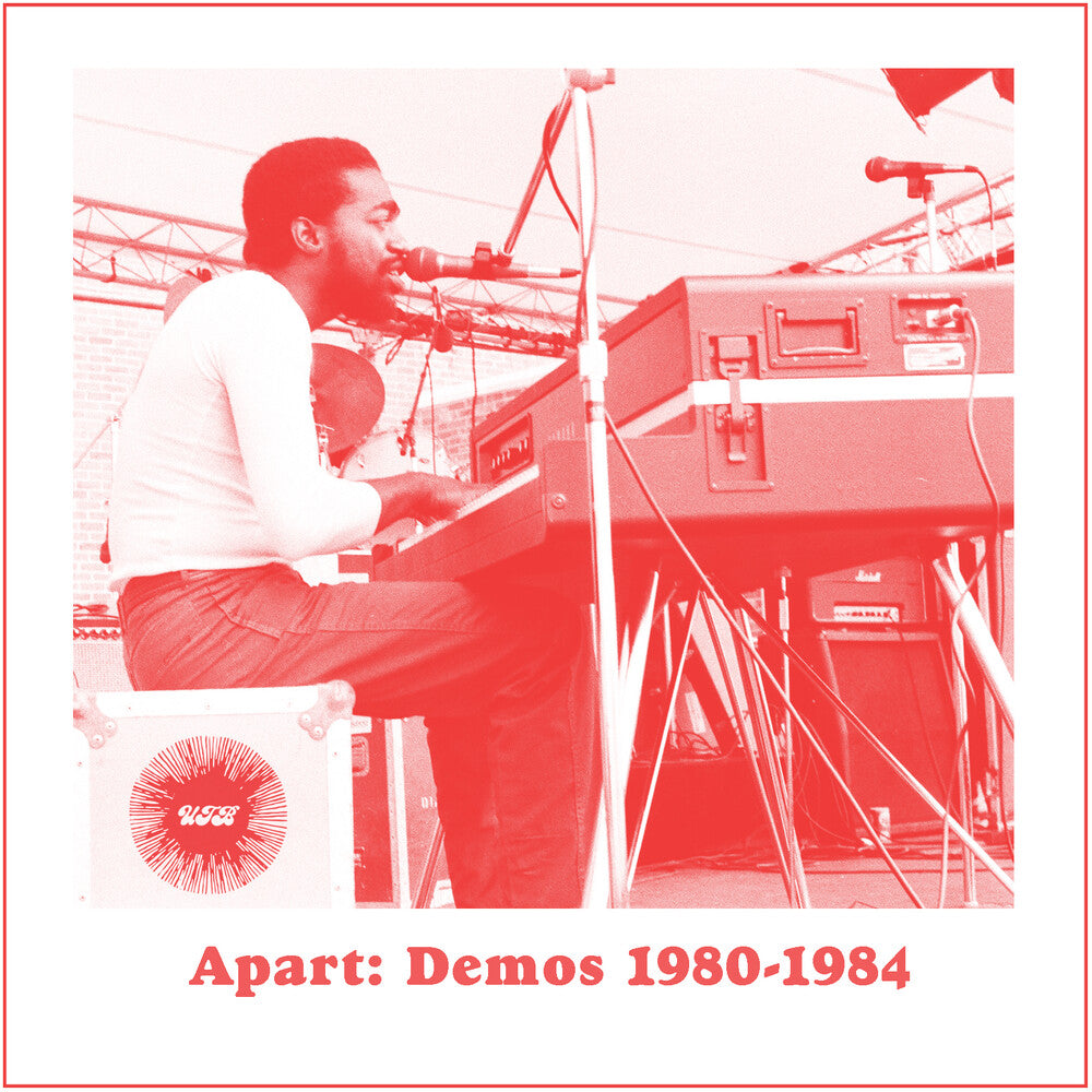 the album cover for Andre Gibson  & Universal Togetherness Band - Apart: Demos (1980-1984)