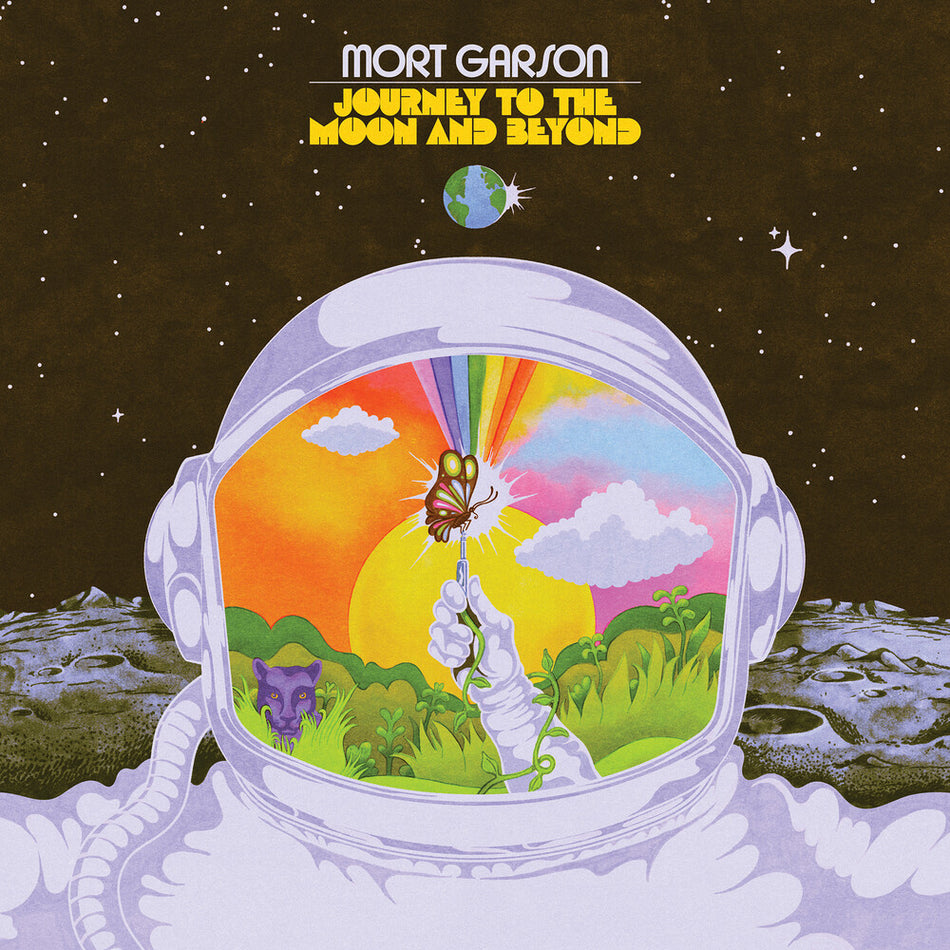 the album cover for Mort Garson - Journey to the Moon and Beyond