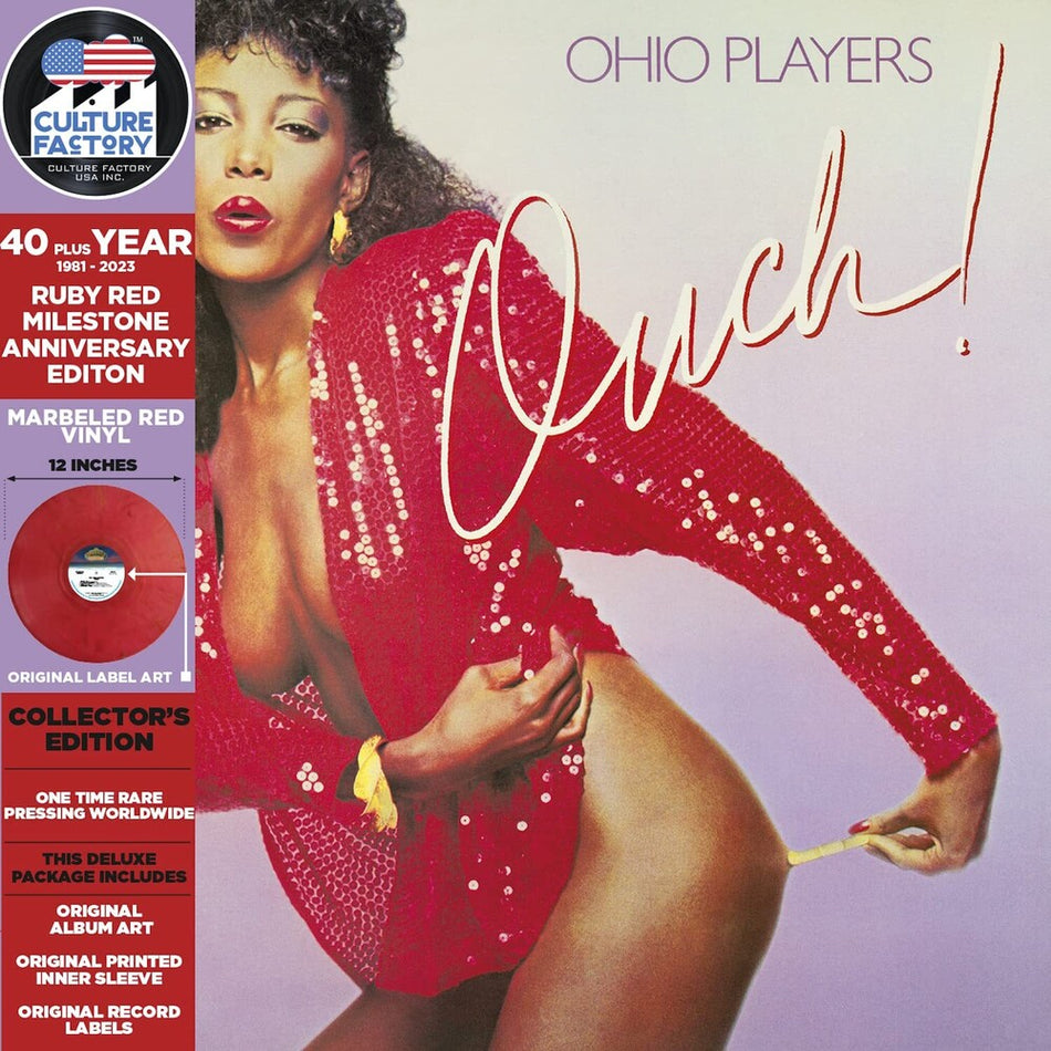 the album cover for Ohio Players - Ouch [Colored Vinyl] [Deluxe] [Limited Edition] (Aniv) [Reissue]
