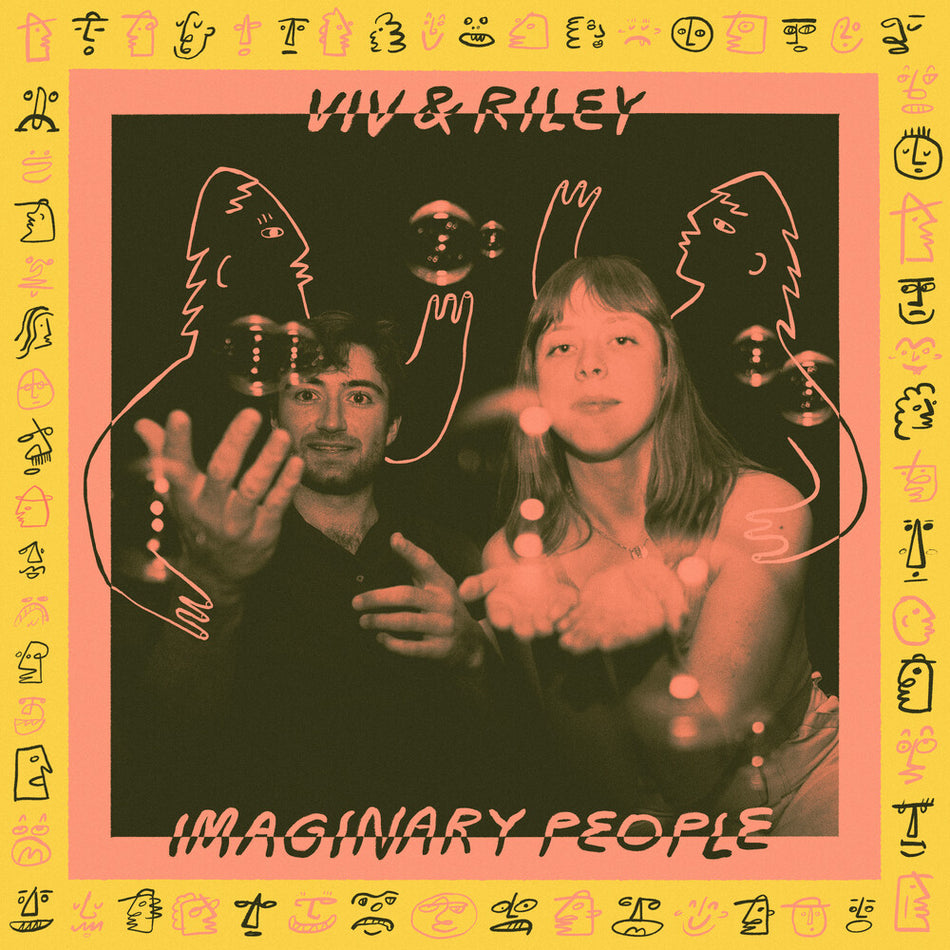 the album cover for Viv & Riley - Imaginary People
