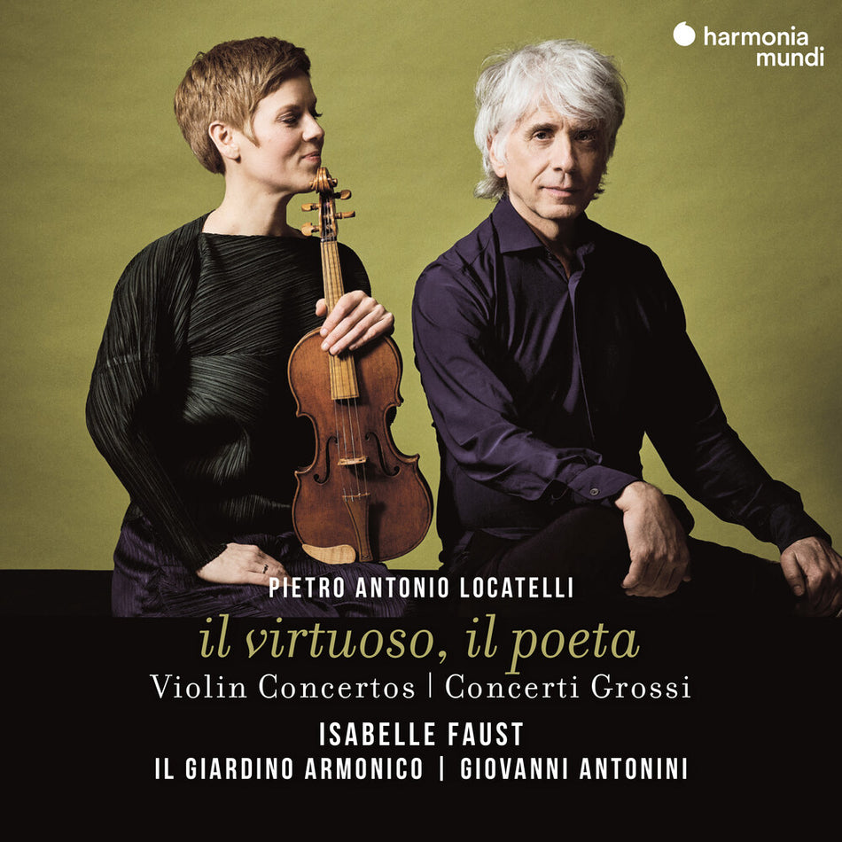 the album cover for Isabelle Faust - Locatelli: Il Virtuoso Il Poeta - Vln Cons & Con