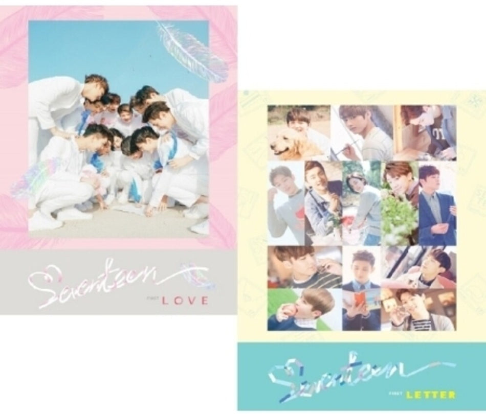 the album cover for SEVENTEEN - First Love & Letter (Asia)