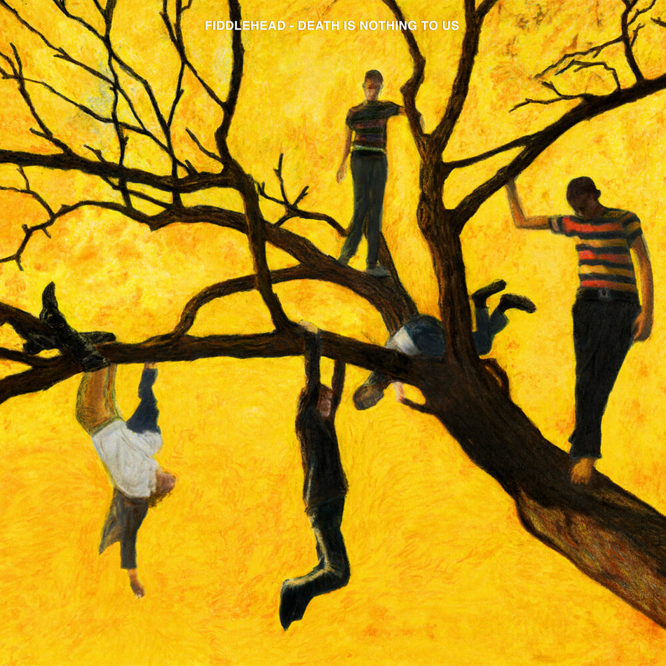 the album cover for Fiddlehead - Death Is Nothing To Us [Neon Orange LP]