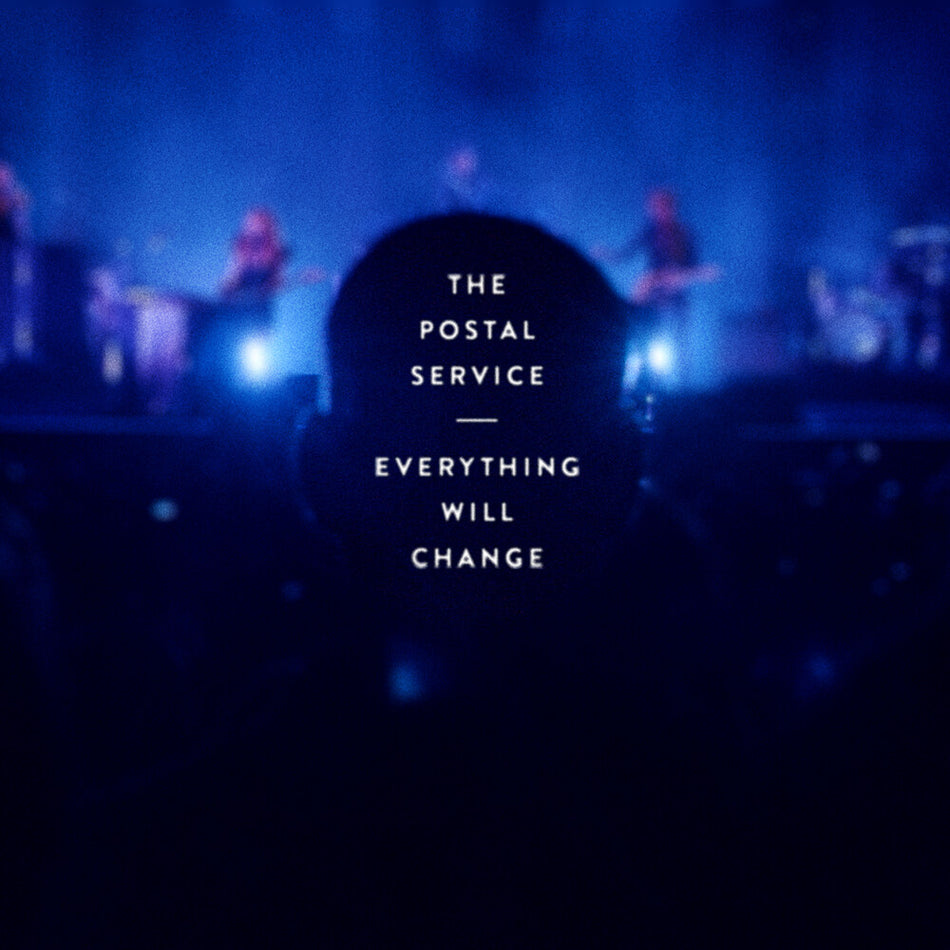the album cover for The Postal Service - Everything Will Change [Lavender/Blue LP]