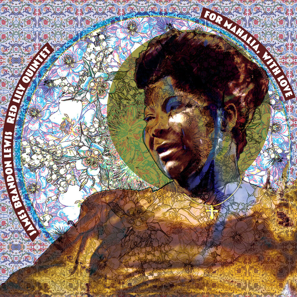 the album cover for James Lewis  Brandon / Red Lily - For Mahalia, With Love (Exp)