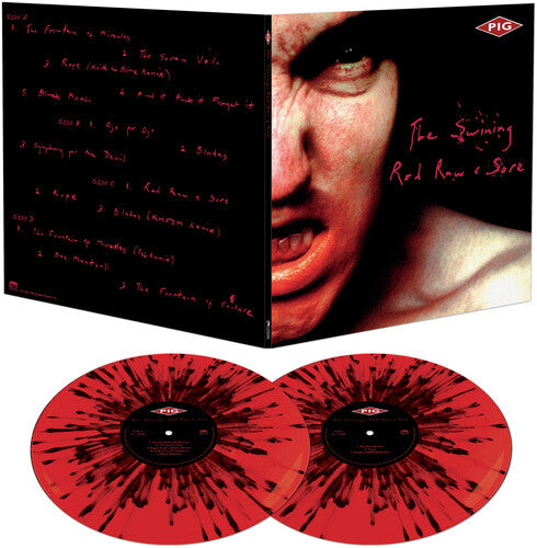 Pig - Swining-red Raw & Sore LP (Red & Black splatter 2 Vinyl)