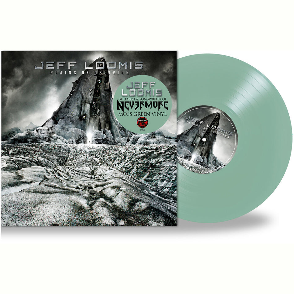 the album cover for Jeff Loomis - Plains Of Oblivion - Aqua [Colored Vinyl]