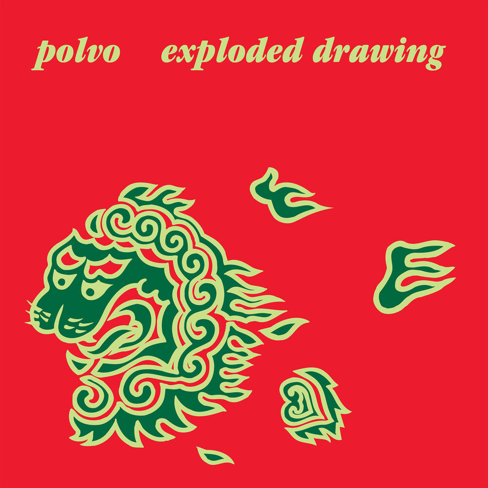 the album cover for Polvo - Exploded Drawing - Opaque Aqua [Colored Vinyl]