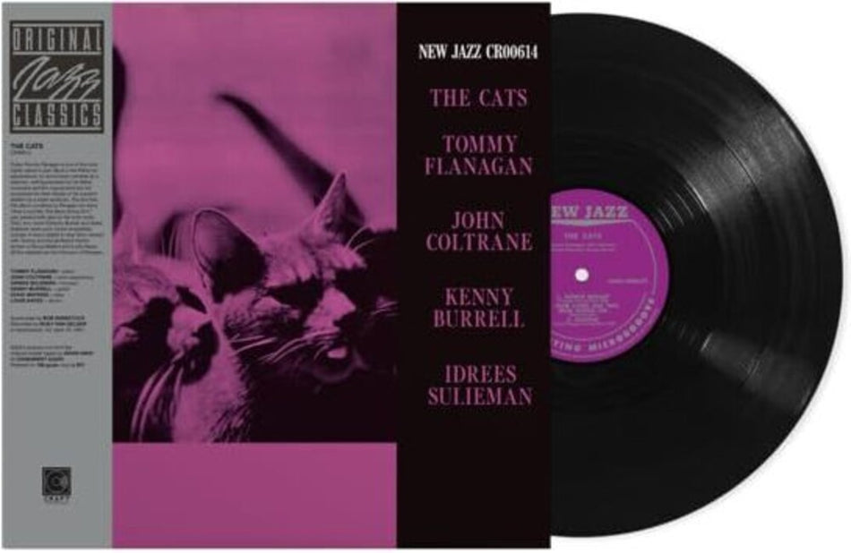 the album cover for John Coltrane, Tommy Flanagan, Idrees Sulieman, Kenny Burrell - The Cats [Original Jazz Classics Series LP]
