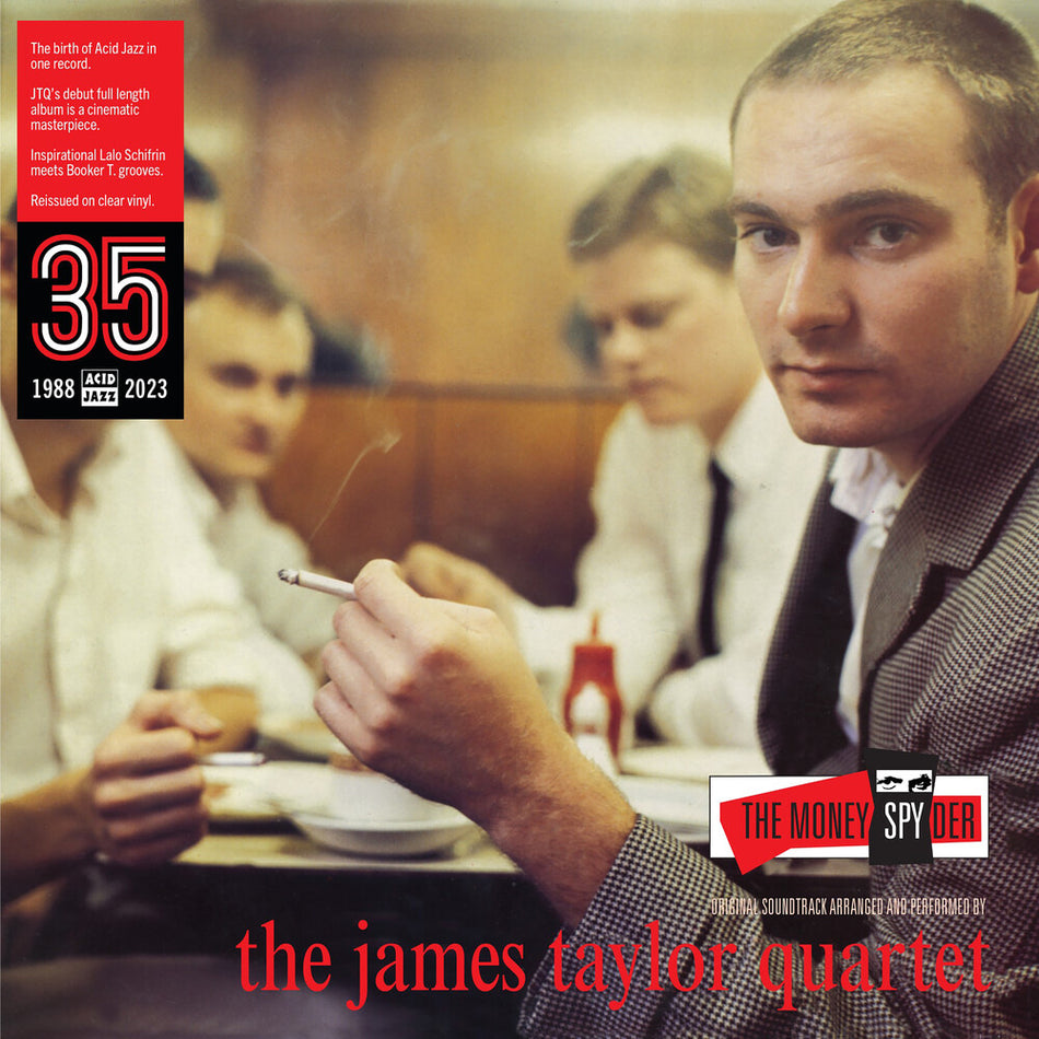 the album cover for James Taylor - Money Spyder [Clear Vinyl] [Reissue]