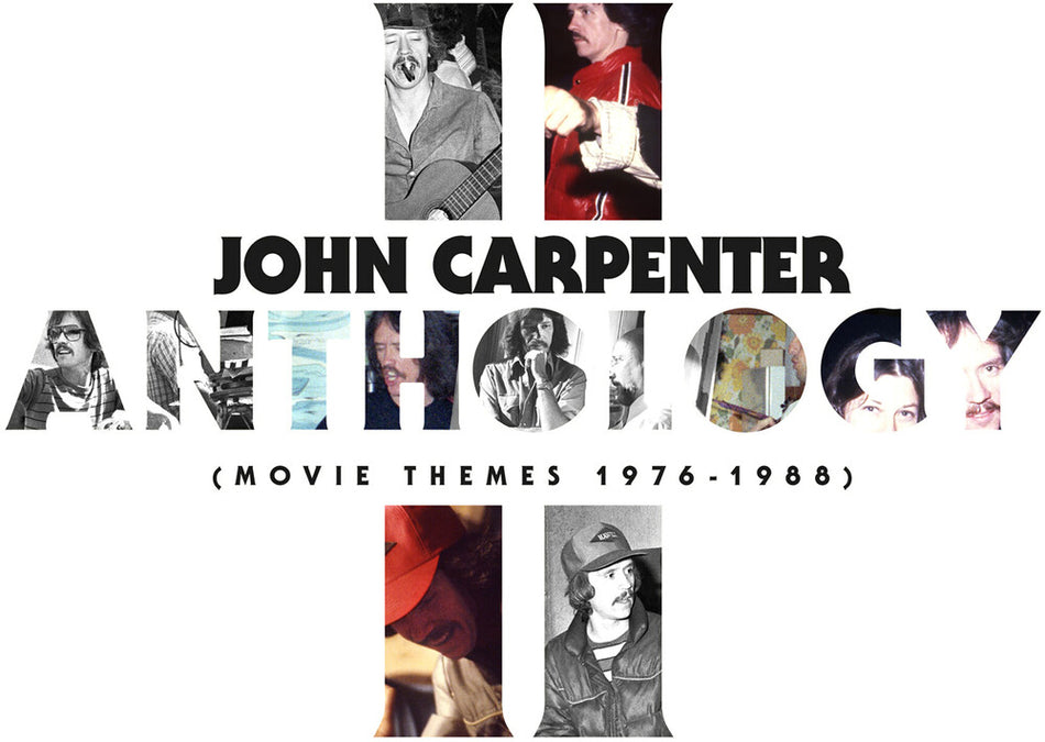 the album cover for John Carpenter, Cody Carpenter & Daniel Davies - Anthology II (Movie Themes 1976-1988) [LP]