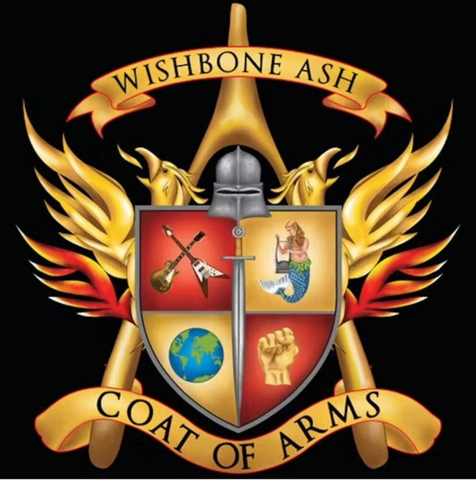 the album cover for Wishbone Ash - Coat Of Arms - Red [Colored Vinyl] (Red)