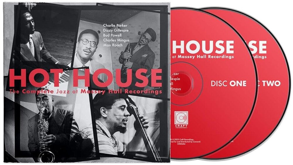 the album cover for Various Artists - Hot House: The Complete Jazz At Massey Hall Recordings [2CD]