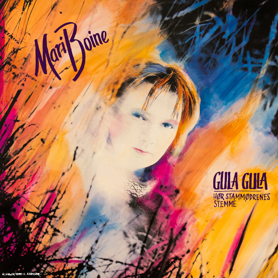 the album cover for Mari Boine - Gula Gula - Horstammodrenesstemme (Gate)
