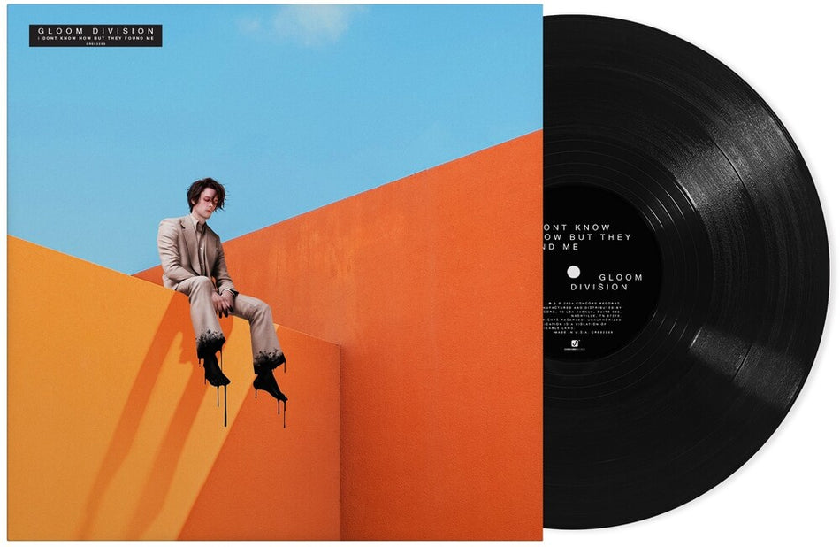 the album cover for I DONT KNOW HOW BUT THEY FOUND ME - GLOOM DIVISION [LP]