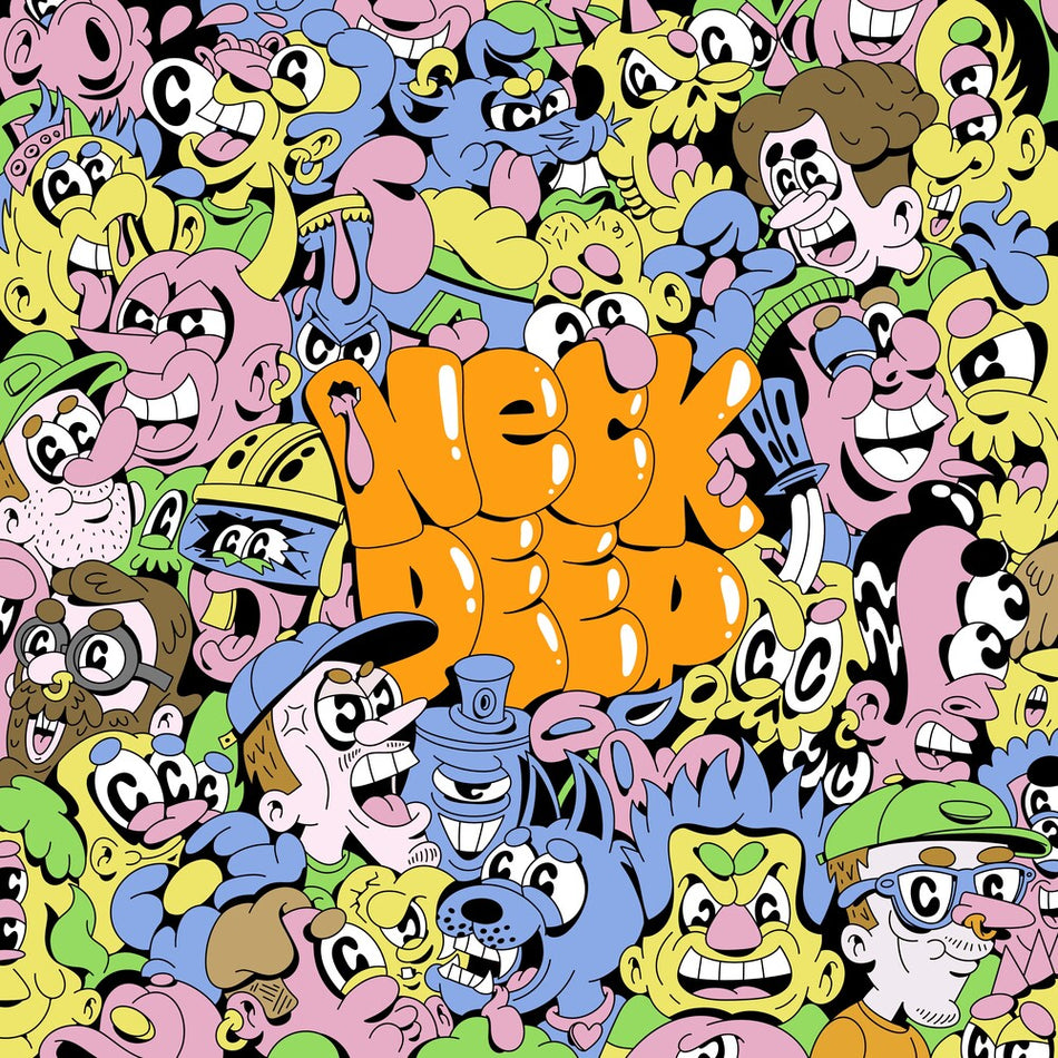 the album cover for Neck Deep - Neck Deep [Indie Exclusive Limited Edition Pink LP]