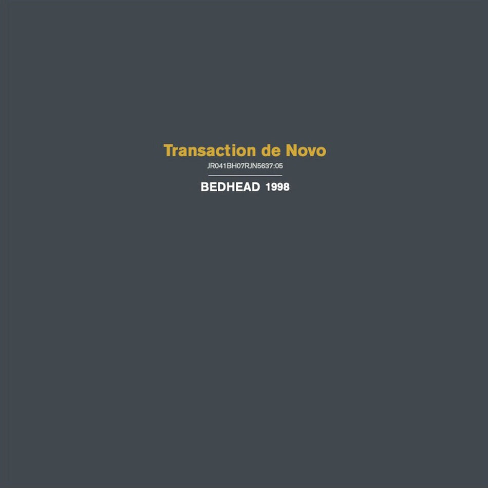 the album cover for Bedhead - Transaction De Novo [Colored Vinyl]