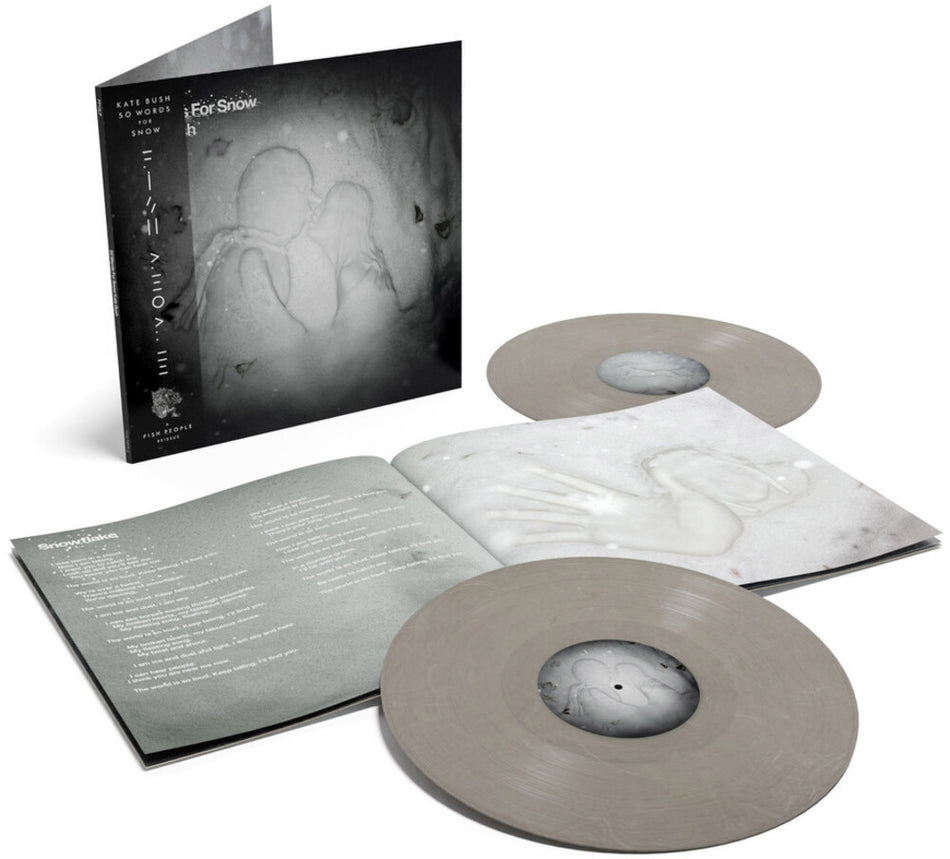 the album cover for Kate Bush - 50 Words For Snow: Remastered [Indie Exclusive Limited Edition Snowy White 2LP]