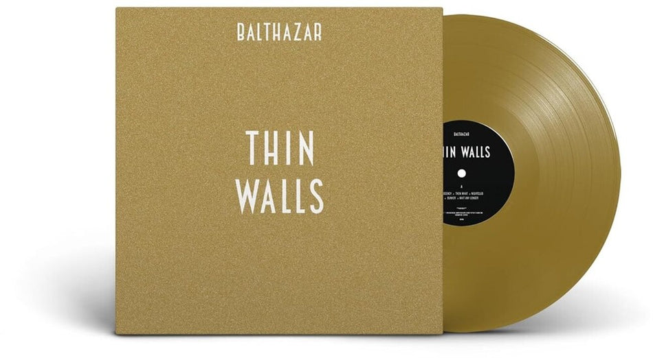 the album cover for Balthazar - Thin Walls - Gold [Colored Vinyl] (Gol) [Reissue]