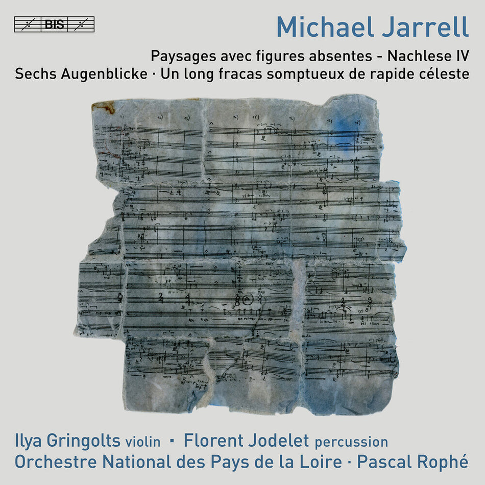 the album cover for Jarrell / Gringolts / Jodelet - Orchestral Works (Hybr)