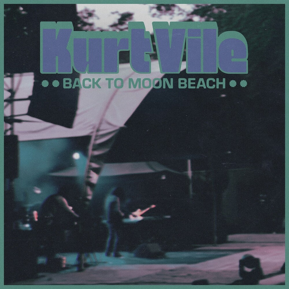 the album cover for Kurt Vile - Back to Moon Beach EP [Indie Exclusive Limited Edition Coke Bottle Clear LP]