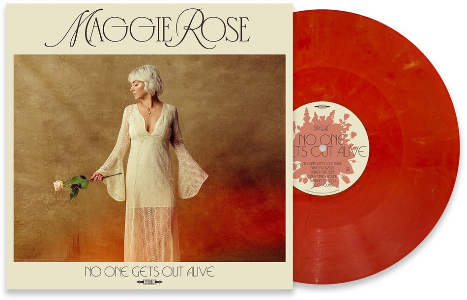 the album cover for Maggie Rose - No One Gets Out Alive [Indie Exclusive Limited Edition LP]