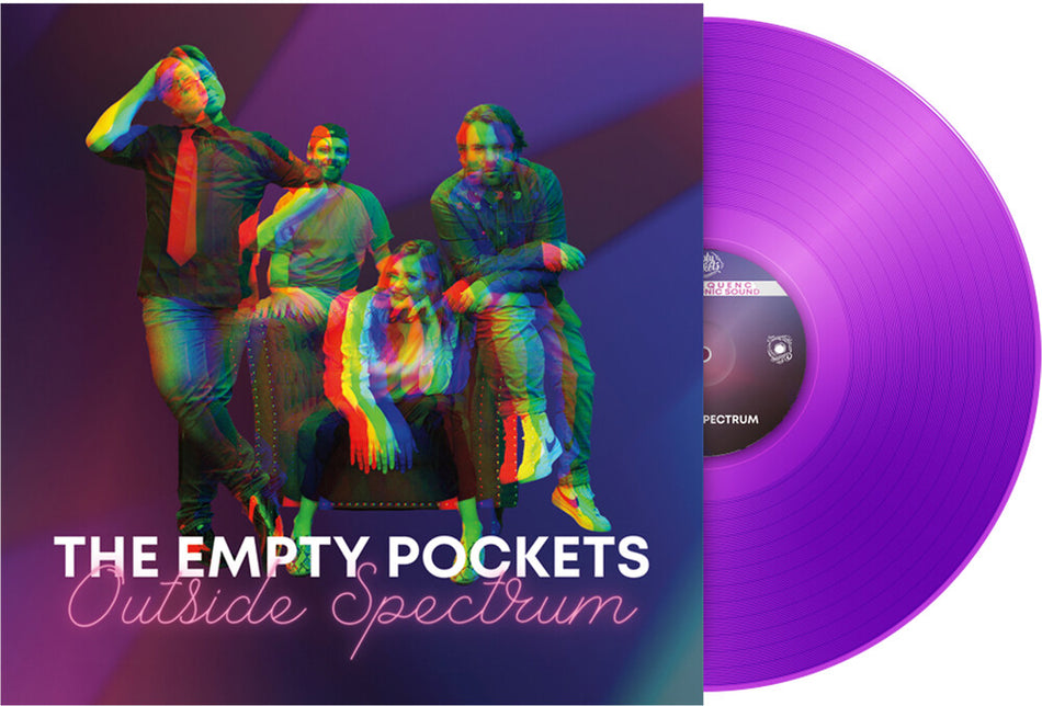 the album cover for The Empty Pockets - Outside Spectrum [Indie Exclusive] Purple [Colored Vinyl] (Purp) [Indie Exclusive]