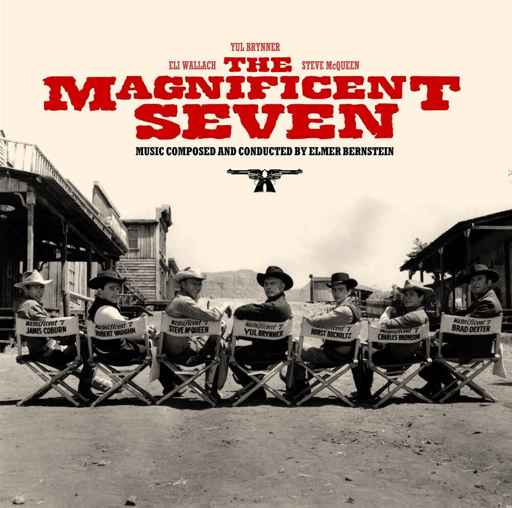the album cover for Elmer Bernstein  (Spa) - Magnificent Seven - O.S.T. (Spa)