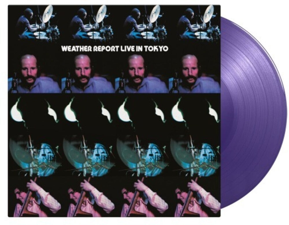 the album cover for Weather Report - Live In Tokyo [Colored Vinyl] (Gate) [Limited Edition] [180 Gram] (Purp)