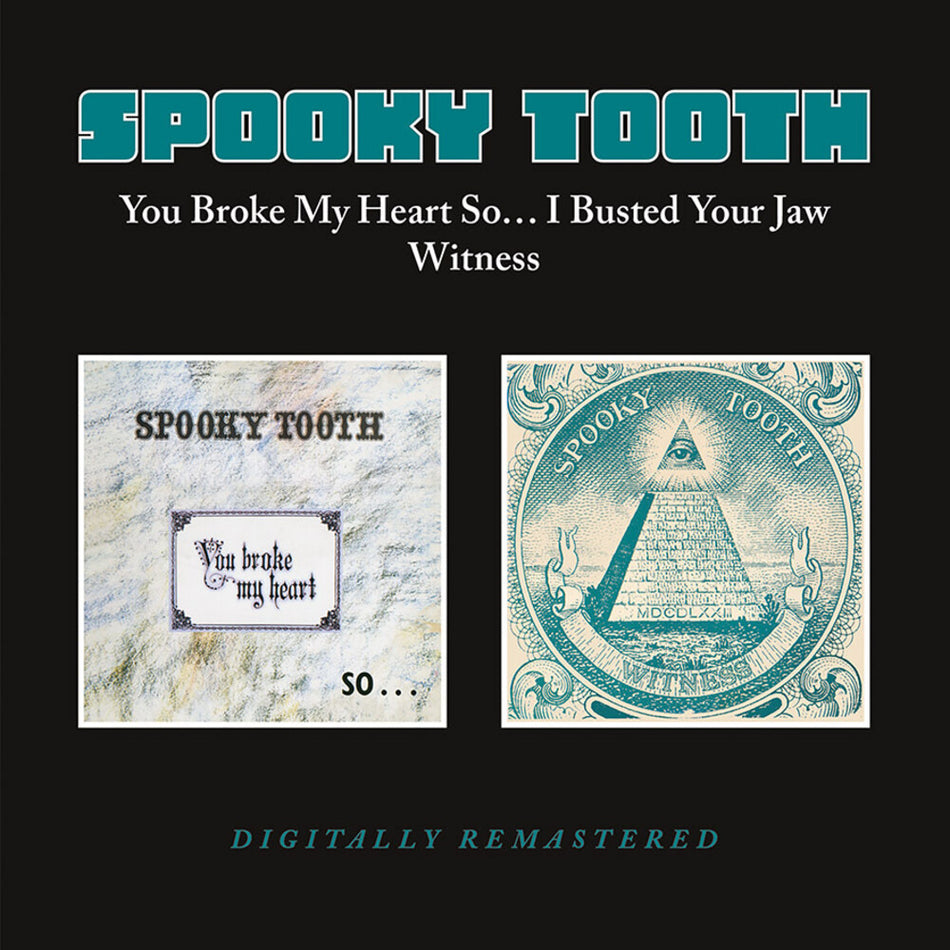 the album cover for Spooky Tooth - You Broke My Hearts So I Busted Your Jaw / Witness