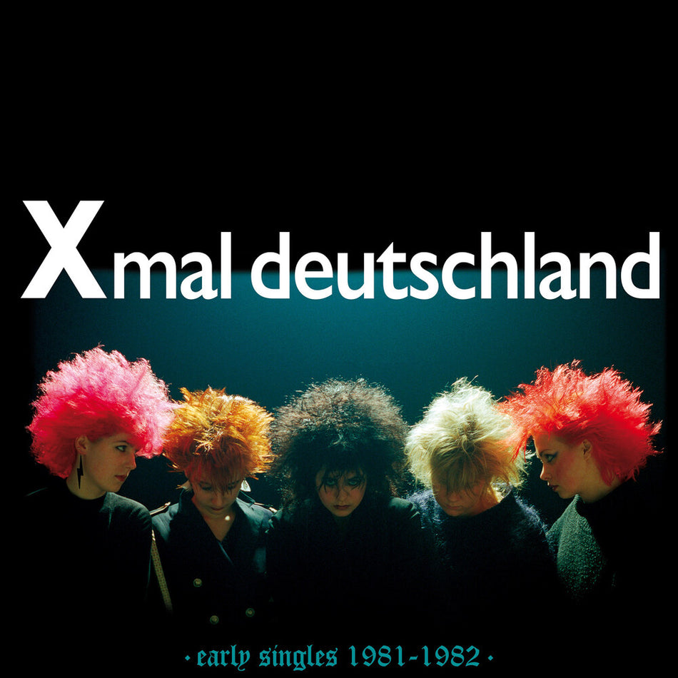 the album cover for Xmal Deutschland - Early Singles (1981-1982) [Purple LP]