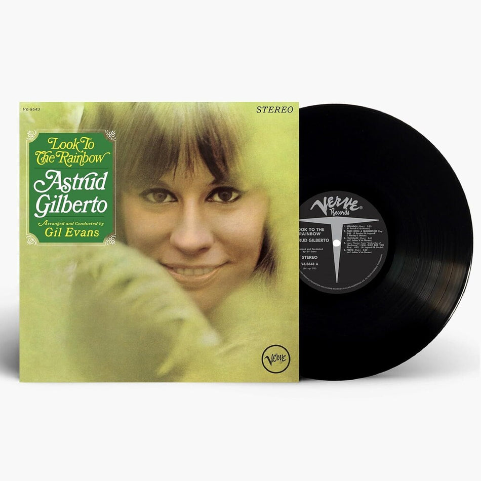 the album cover for Astrud Gilberto - Look To The Rainbow (Verve By Request Series)