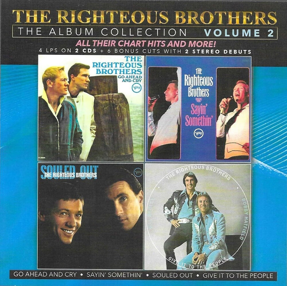 the album cover for Righteous Brothers - Album Collection 2