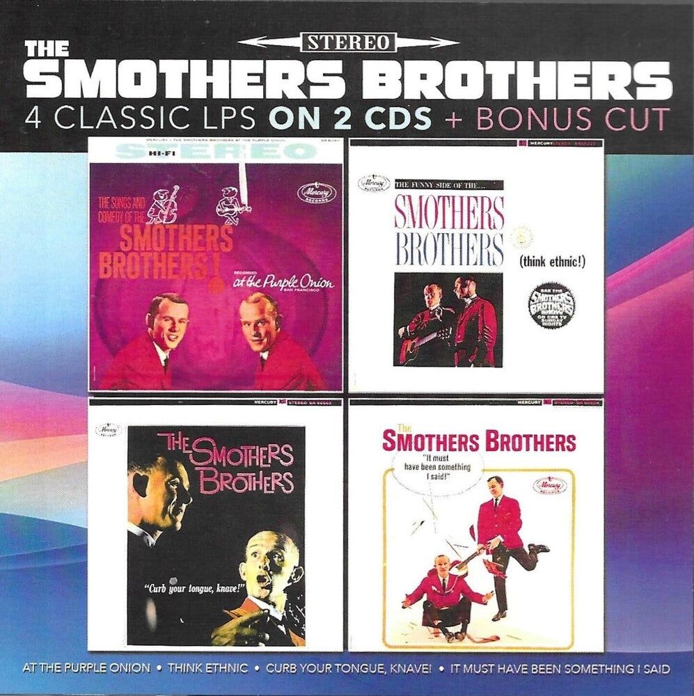 the album cover for Smothers Brothers - 4 Classic