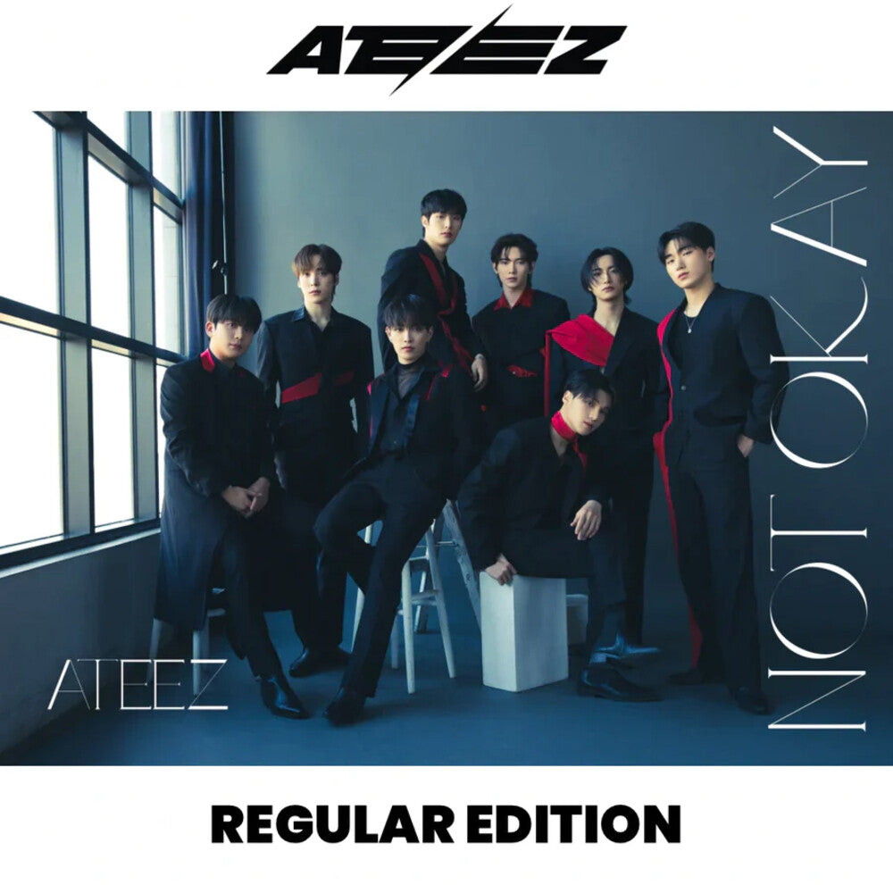 the album cover for Ateez - Not Okay - Regular Edition (Phob) (Jpn)
