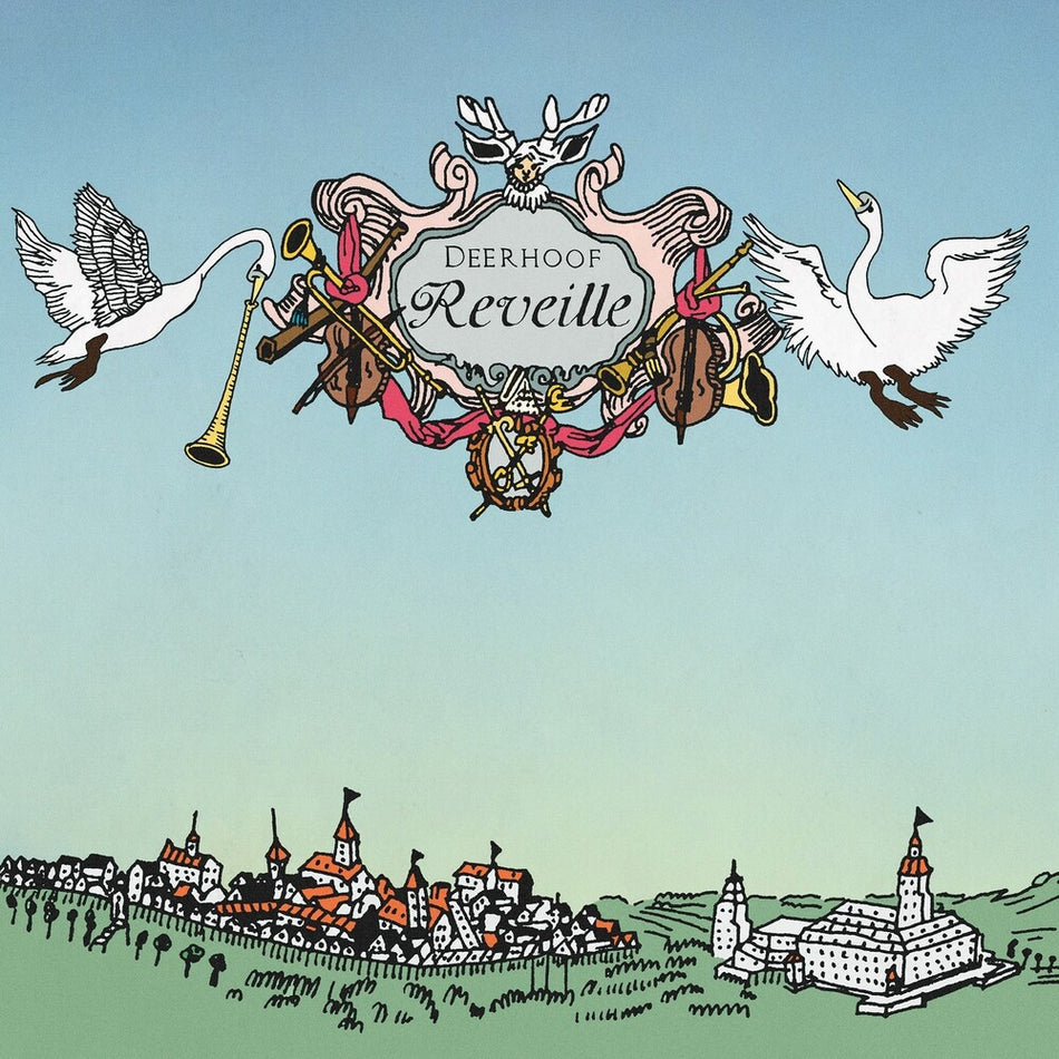 the album cover for Deerhoof - Reveille - Clear Sun