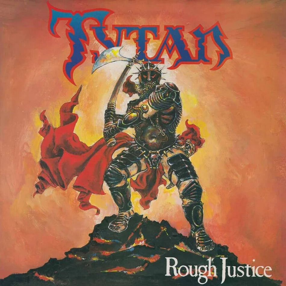 the album cover for Tytan - Rough Justice