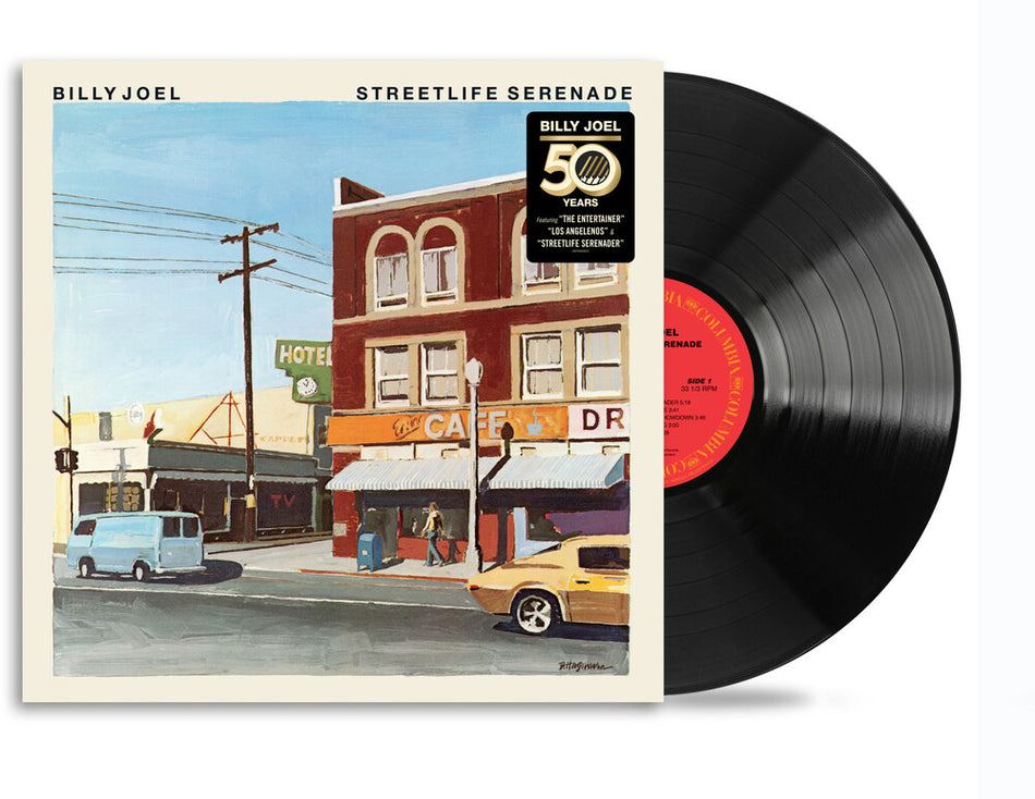 the album cover for Billy Joel - Streetlife Serenade
