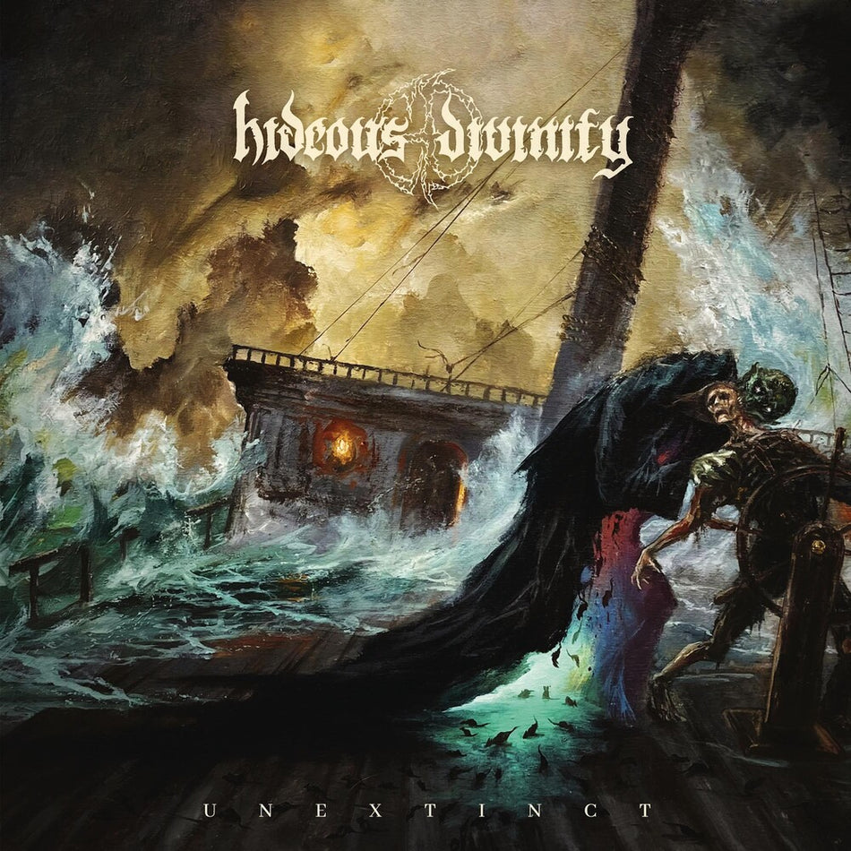 the album cover for Hideous Divinity - Unextinct [Clear Vinyl] [Limited Edition] (Ylw)