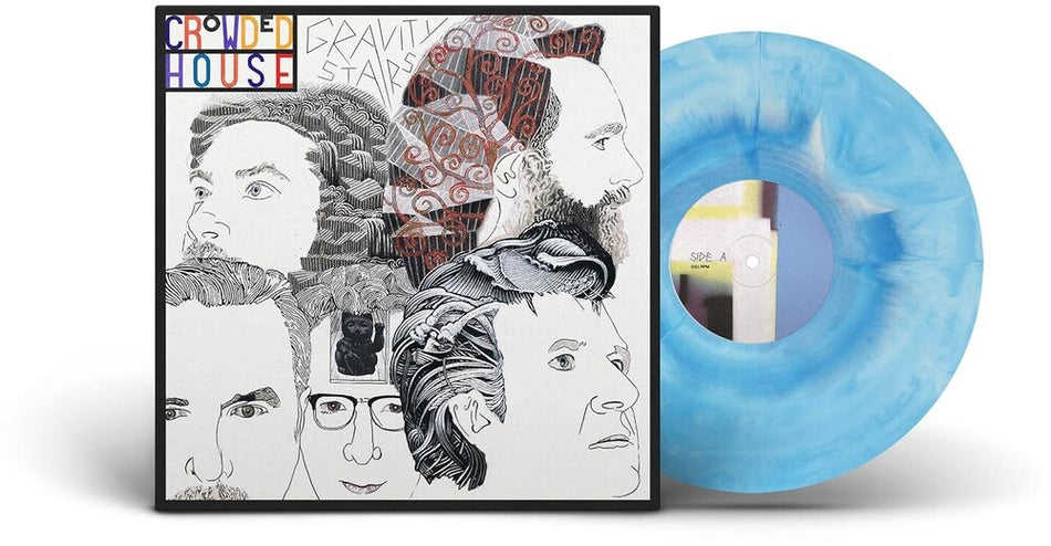 the album cover for Crowded House - Gravity Stairs