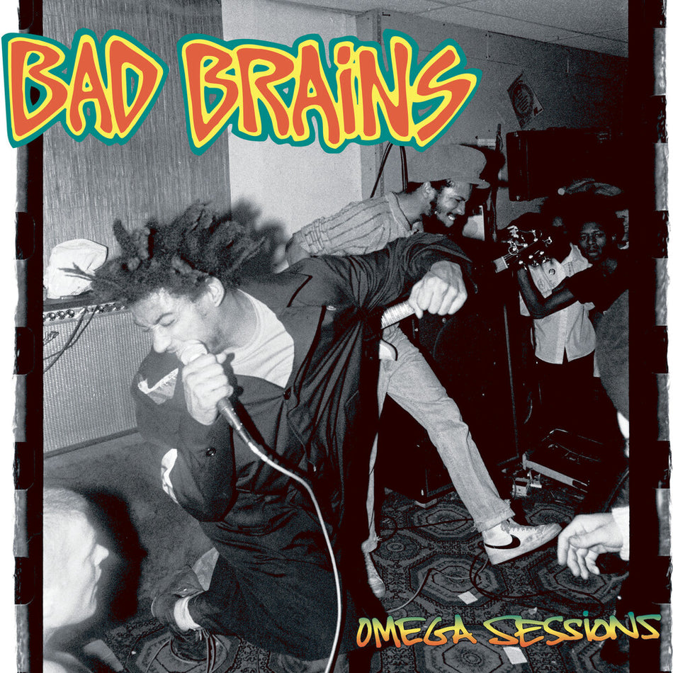 the album cover for Bad Brains - Omega Sessions - Red [Colored Vinyl] (Red)