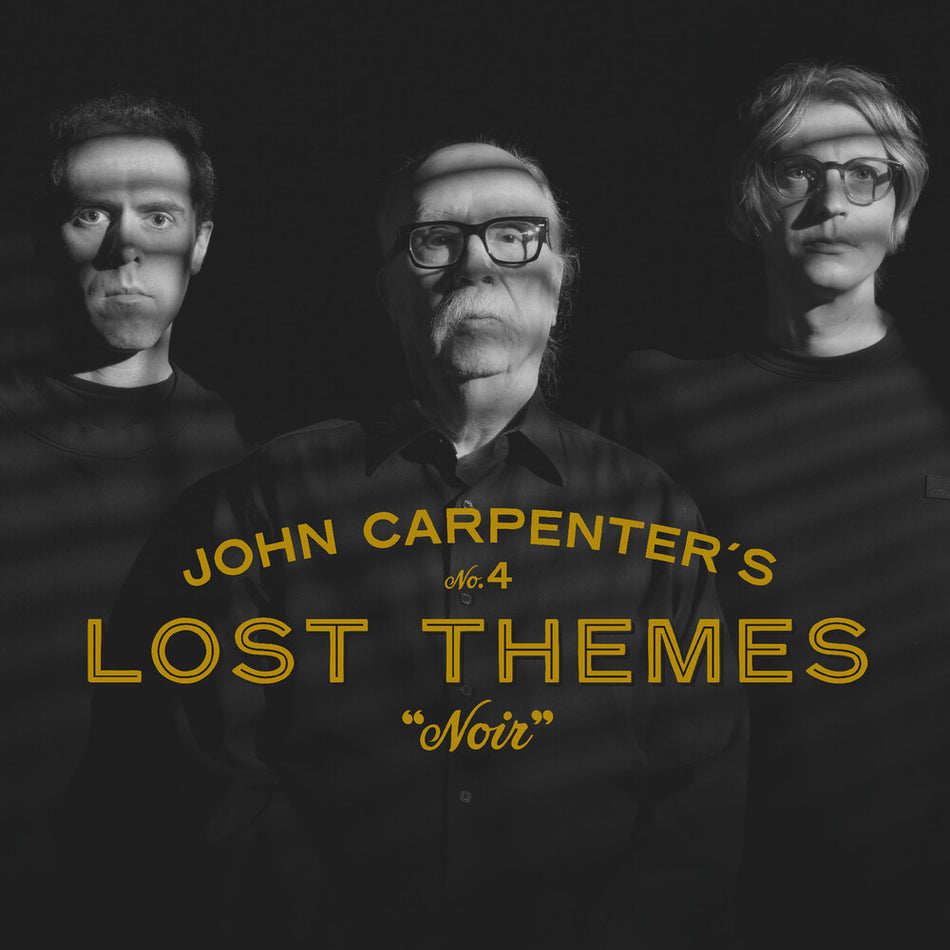 the album cover for John Carpenter  / Carpenter,Cody / Davies,Danies - Lost Themes Iv: Noir [Colored Vinyl] (Red) (Tan)