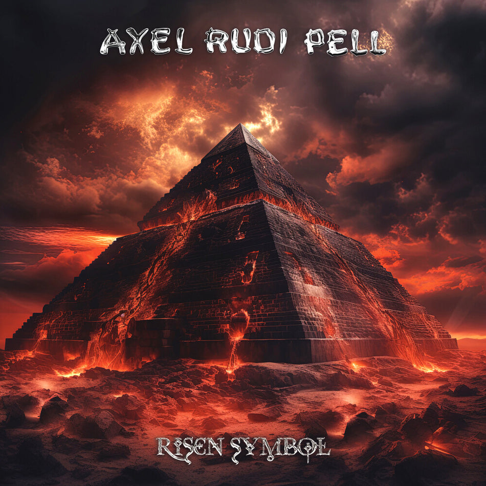 the album cover for Axel Pell  Rudi - Risen Symbol