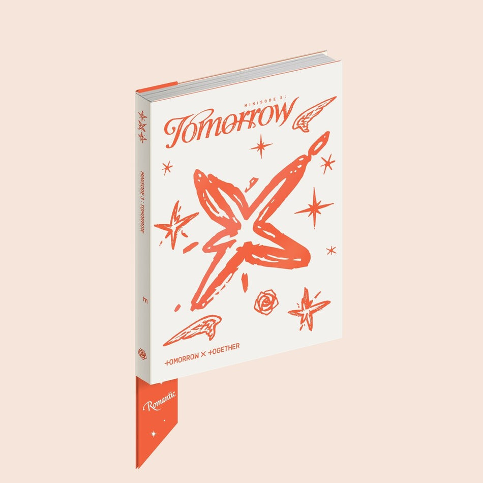 the album cover for TOMORROW X TOGETHER - Minisode 3: Tomorrow (Romantic Ver.)