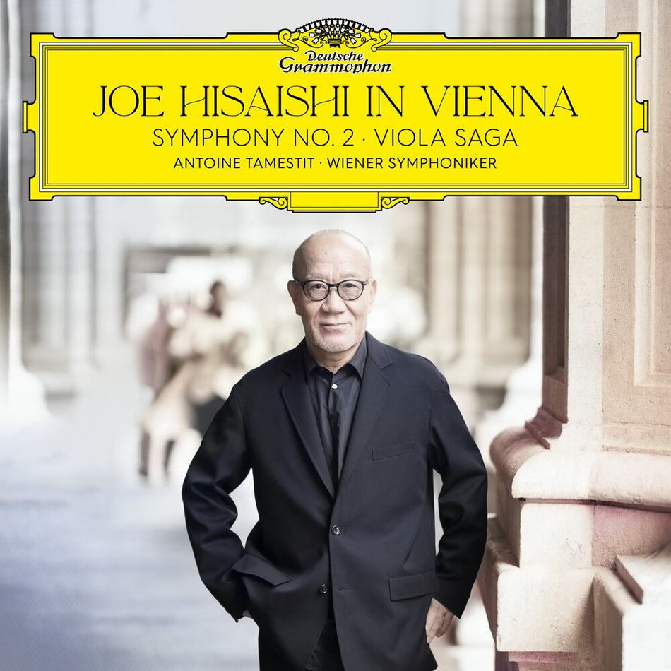 the album cover for Joe Hisaishi  / Wiener Symphoniker - Joe Hisaishi In Vienna: Symphony No. 2; Viola Saga